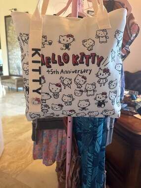 Hello Kitty Tote with additional rhinestone accent